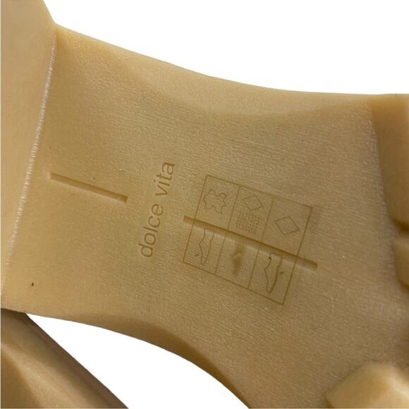 Dolce Vita Caster H2O Women Platform Ankle Boot/Booties Sz 8.5 Ivory Leather New - Picture 7 of 14